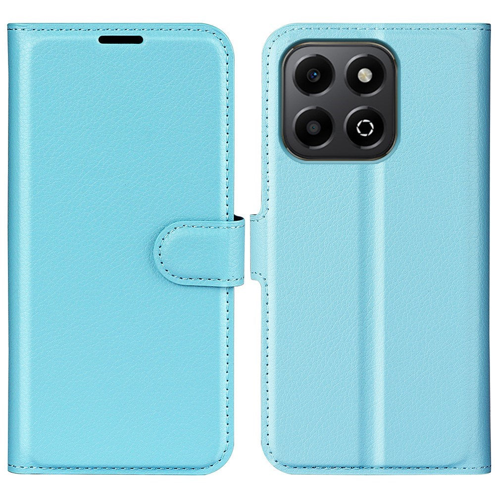 EIDERWOOD Honor X6b Faux Leather Flip Case with Cardholder & Stand Function - Blue