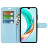 EIDERWOOD Honor X6b Faux Leather Flip Case with Cardholder & Stand Function - Blue