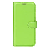 EIDERWOOD Honor X6b Faux Leather Flip Case with Cardholder & Stand Function - Green