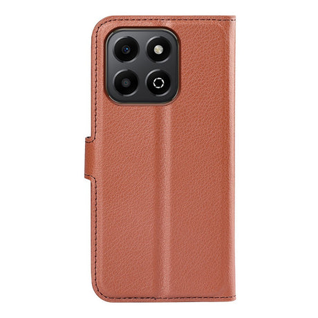 EIDERWOOD Honor X6b Faux Leather Flip Case with Cardholder & Stand Function - Brown