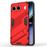 EIDERWOOD OnePlus Nord 4 (5G) Hybrid Tough Case with Kickstand - Red