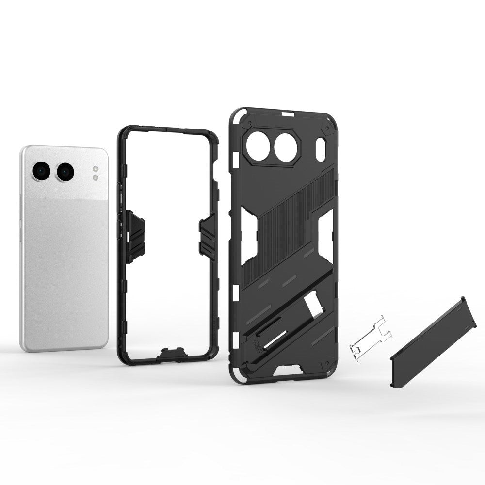 EIDERWOOD OnePlus Nord 4 (5G) Hybrid Tough Case with Kickstand - White