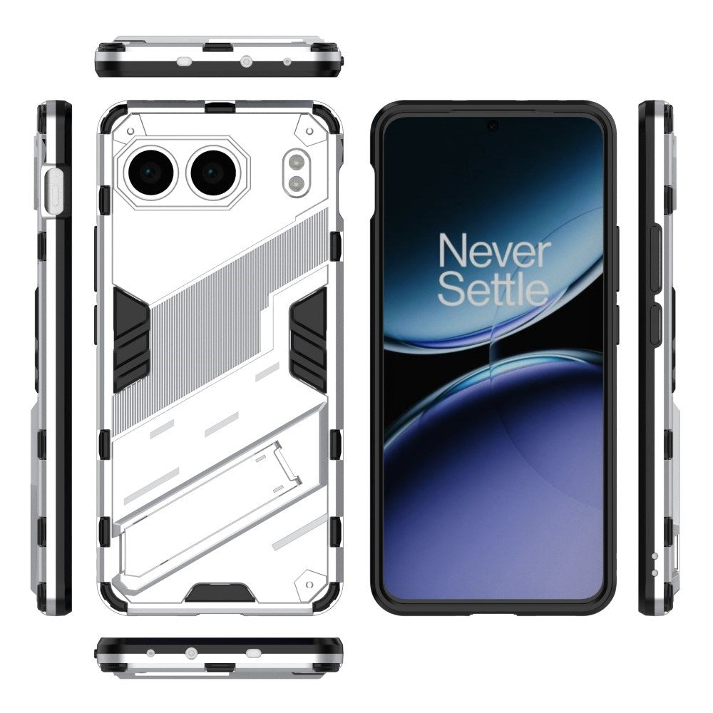 EIDERWOOD OnePlus Nord 4 (5G) Hybrid Tough Case with Kickstand - White