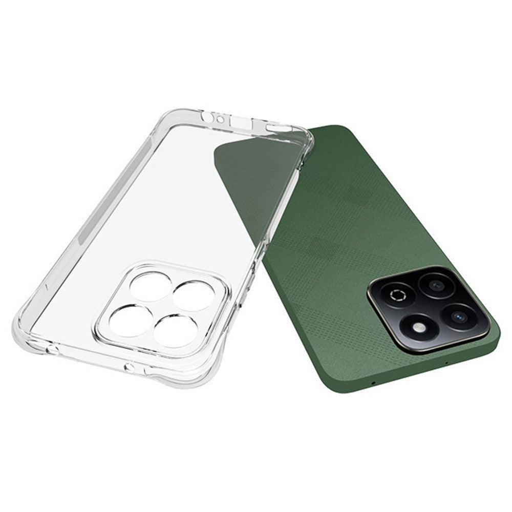 EIDERWOOD Honor 200 Smart Flexible Plastic Back Case - Transparent