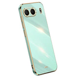 EIDERWOOD OnePlus Nord 4 Case with Metal Frame - Flexible Plastic - Turquoise