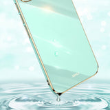 EIDERWOOD OnePlus Nord 4 Case with Metal Frame - Flexible Plastic - Turquoise