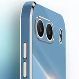 EIDERWOOD OnePlus Nord 4 Case with Metal Frame - Flexible Plastic - Blue