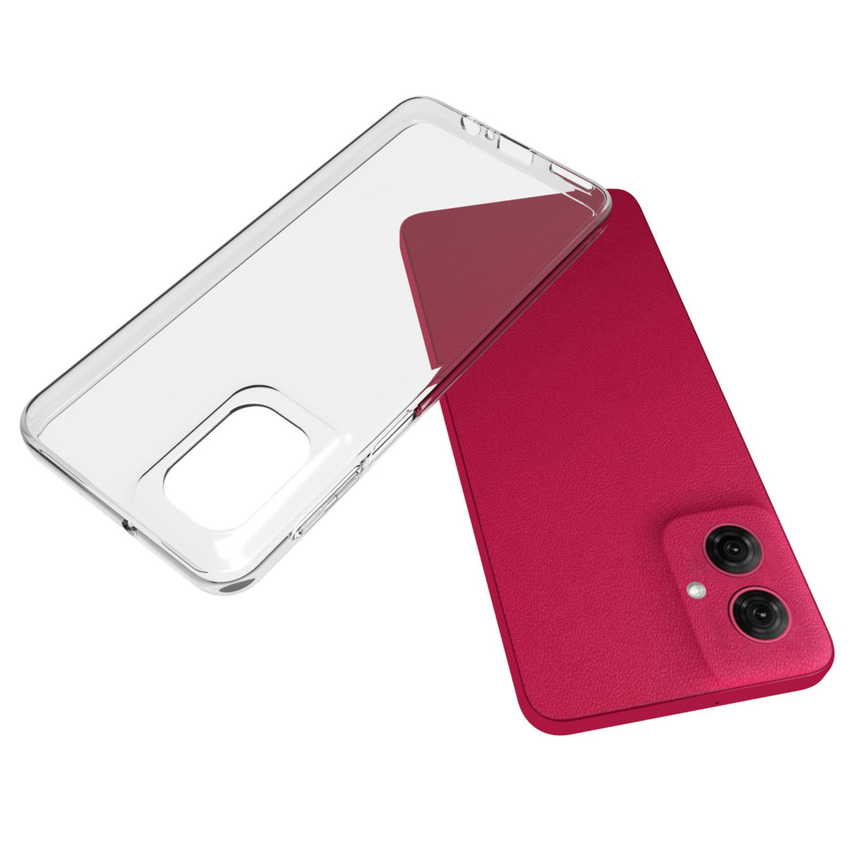 EIDERWOOD Motorola Moto G55 5G - Clear Soft Plastic Case