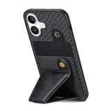 EIDERWOOD iPhone 16 Plus K-Shaped Hybrid Case - Black