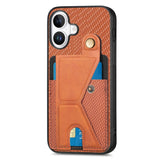 EIDERWOOD iPhone 16 Plus K-Shaped Hybrid Case - Orange