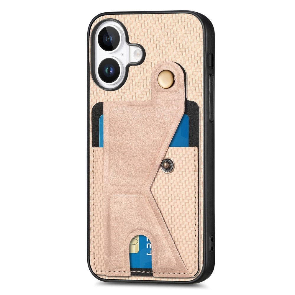 EIDERWOOD iPhone 16 Plus K-Shaped Hybrid Case - Rose Gold