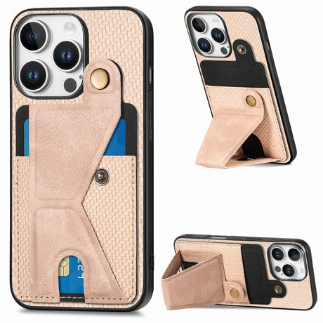 EIDERWOOD iPhone 16 Pro K-Shaped Hybrid Case - Rose Gold