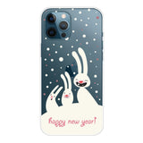 EIDERWOOD iPhone 16 Pro Max Flexible Plastic Christmas Case - Rabbits