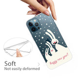 EIDERWOOD iPhone 16 Pro Max Flexible Plastic Christmas Case - Rabbits