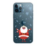 EIDERWOOD iPhone 16 Pro Max Flexible Plastic Christmas Case - Santa Claus & Snowflake