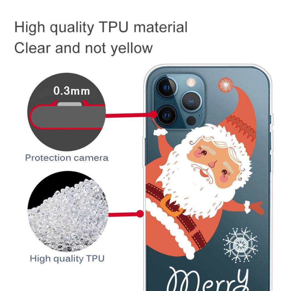 EIDERWOOD iPhone 16 Pro Max Flexible Plastic Christmas Case - Santa Claus