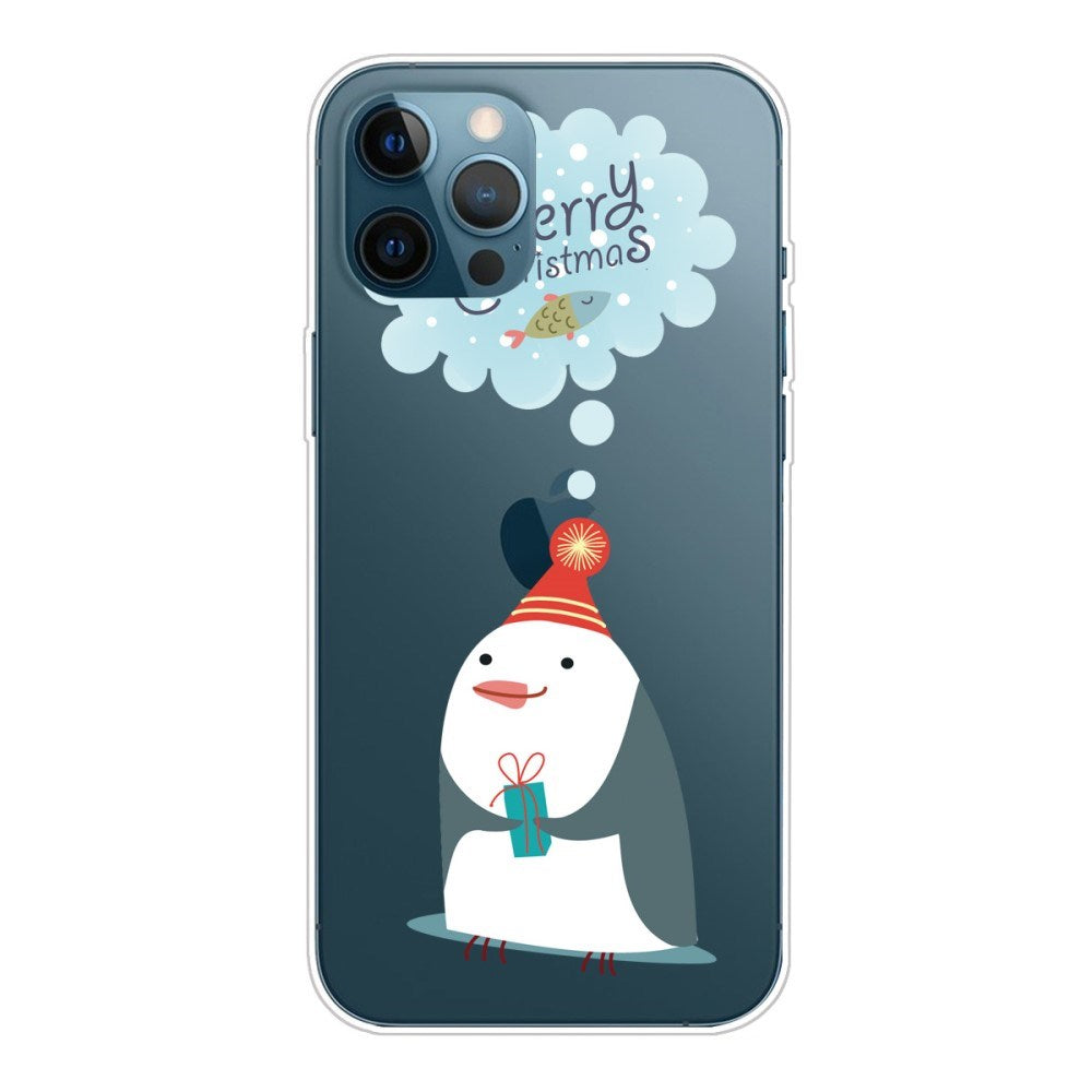 EIDERWOOD iPhone 16 Pro Max Flexible Plastic Christmas Case - Penguin