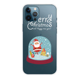 EIDERWOOD iPhone 16 Pro Max Flexible Plastic Christmas Case - Snow Globe with Santa Claus