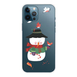 EIDERWOOD iPhone 16 Pro Flexible Plastic Christmas Case - Cute Snowman