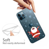 EIDERWOOD iPhone 16 Pro Flexible Plastic Christmas Case - Santa Claus & Snowflake