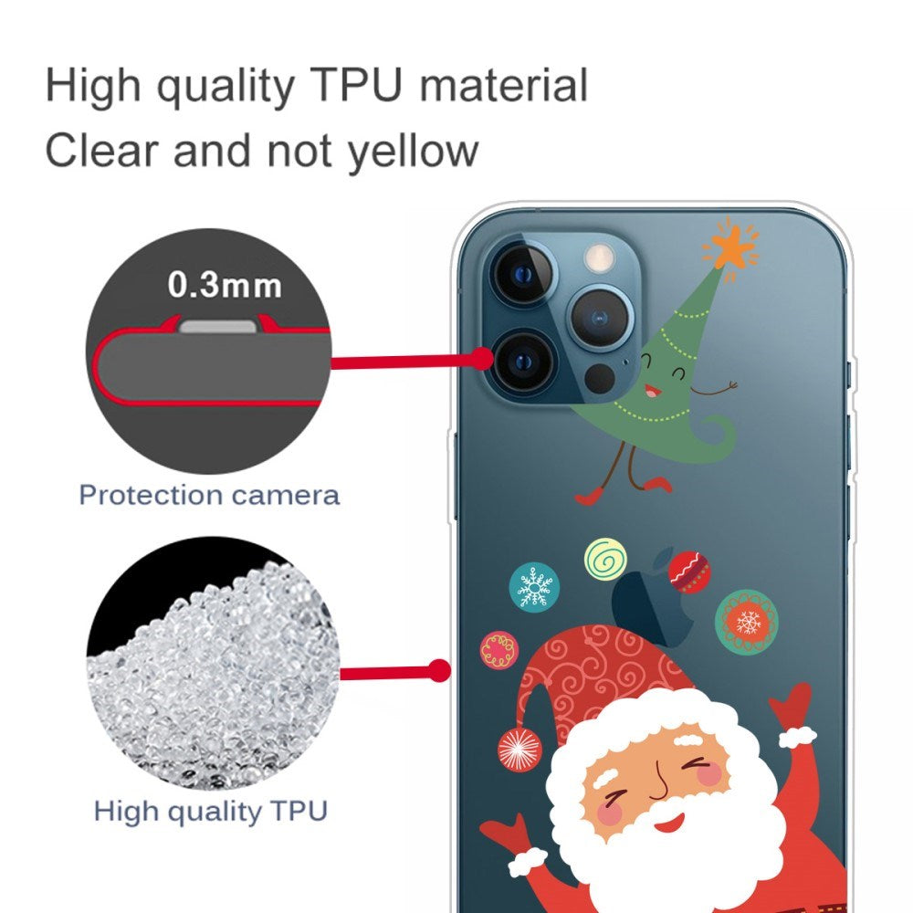 EIDERWOOD iPhone 16 Pro Flexible Plastic Christmas Case - Santa Claus