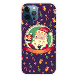 EIDERWOOD iPhone 16 Pro Max Flexible Plastic Christmas Case - Santa Claus with Gift