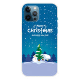 EIDERWOOD iPhone 16 Pro Max Flexible Plastic Christmas Case - Snowman and Christmas Tree