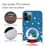 EIDERWOOD iPhone 16 Pro Max Flexible Plastic Christmas Case - Snow Globe