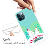 EIDERWOOD iPhone 16 Pro Flexible Plastic Christmas Case - Snowmen