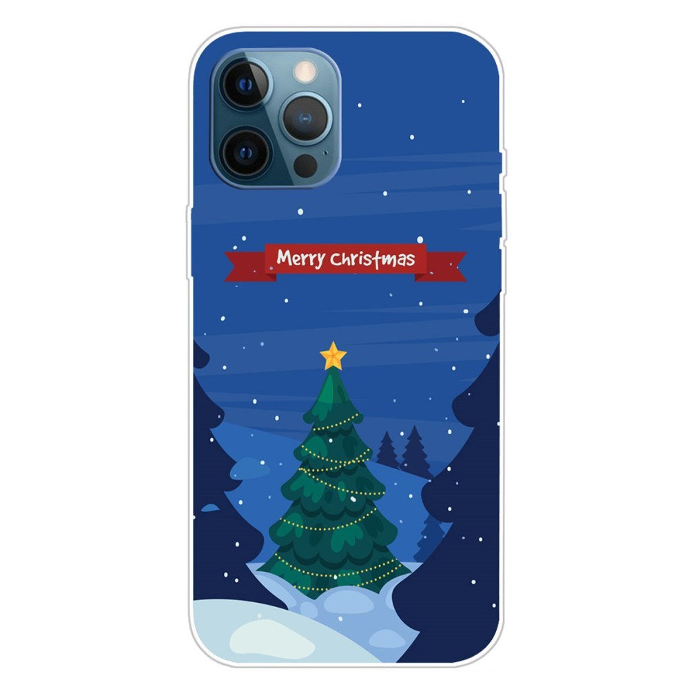 EIDERWOOD iPhone 16 Pro Flexible Plastic Christmas Case - Christmas Tree