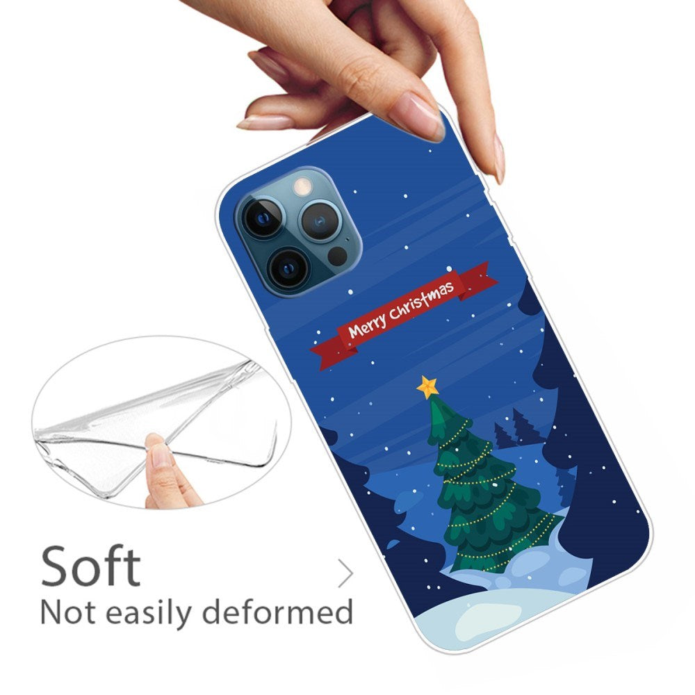 EIDERWOOD iPhone 16 Pro Flexible Plastic Christmas Case - Christmas Tree