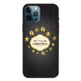 iPhone 16 Pro Flexible Plastic Christmas Case - Merry Christmas - Gold Decorations