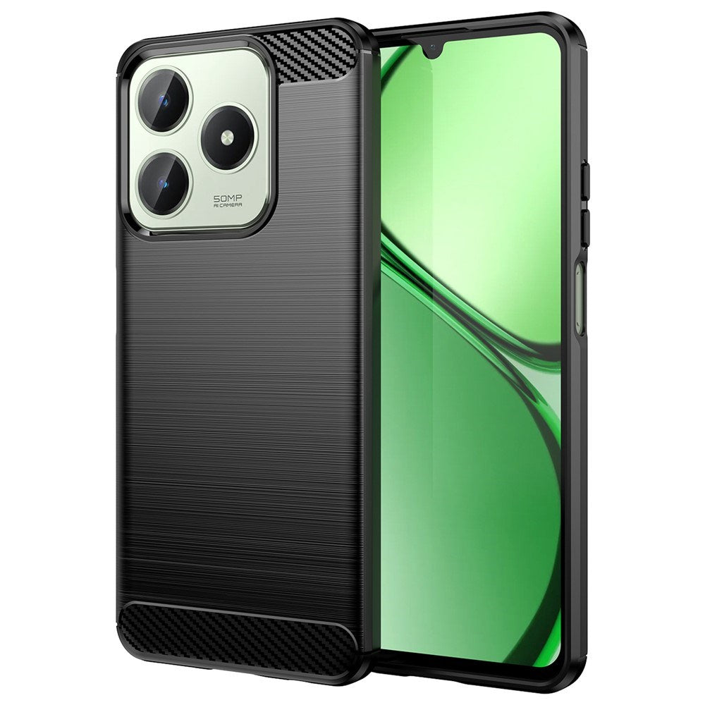 Realme Note 60x (4G) / C63 (4G) / C61 (4G) EIDERWOOD Carbon Fiber Case- Black