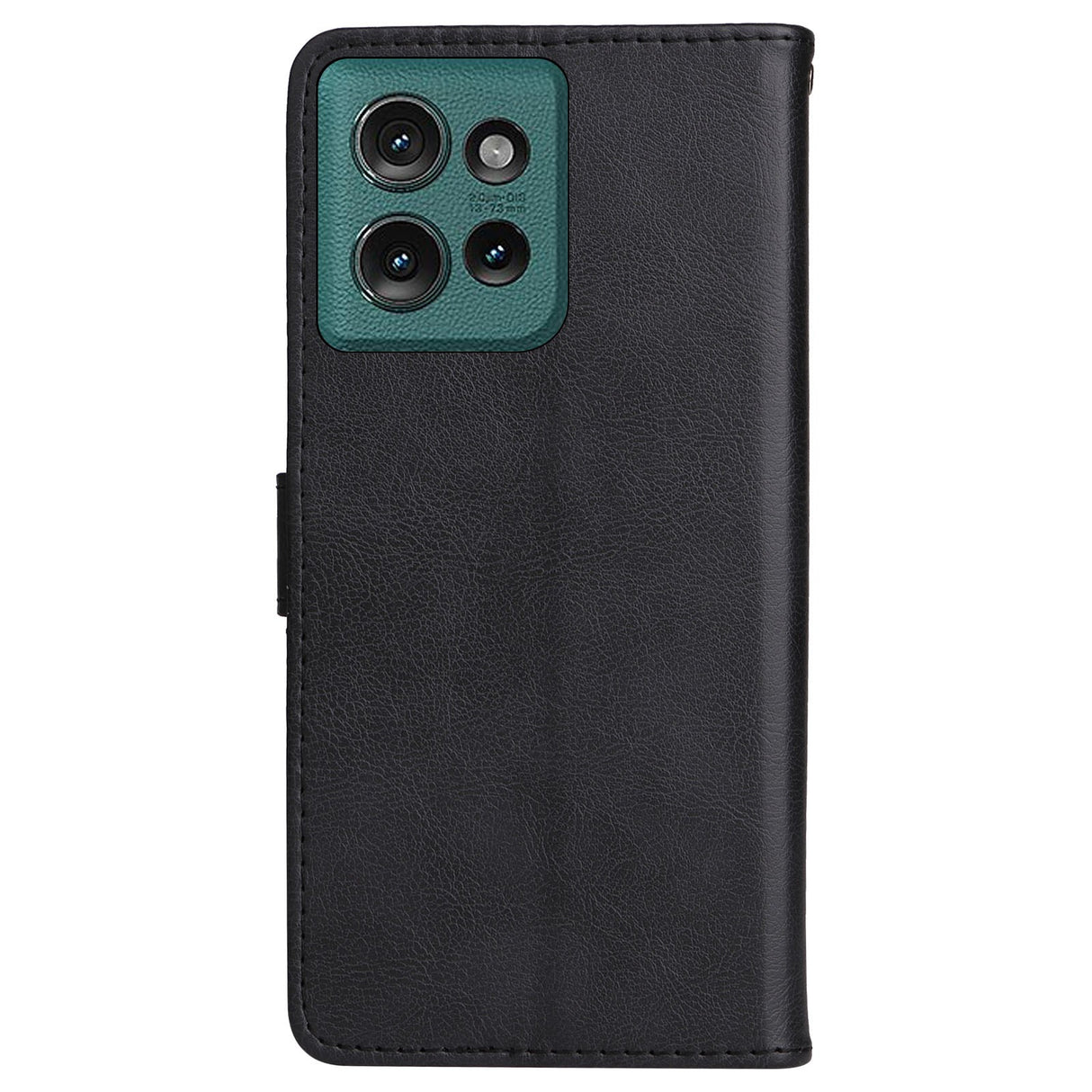 Motorola Edge 50 Wallet Flip Case in Leather with Wallet - Black