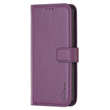 Realme Note 60 / 60x (4G) / C63 (4G) / C61 (4G) Faux Leather Case with Stand Function & Card Holder - Purple