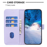 Realme Note 60 / 60x (4G) / C63 (4G) / C61 (4G) Faux Leather Case with Stand Function & Card Holder - Lavender