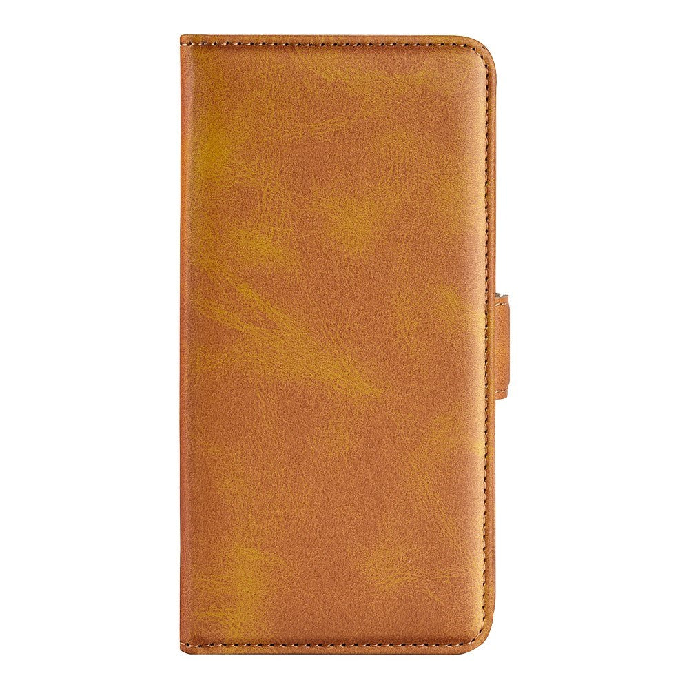 EIDERWOOD Xiaomi Redmi 14C / Poco C75 Faux Leather Flip Case with Cardholder & Stand Function - Light Brown