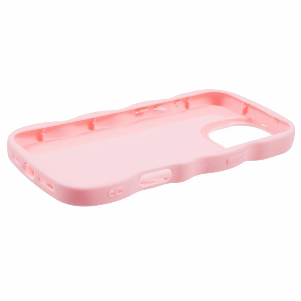 iPhone 16 Pro EIDERWOOD Flexible Plastic Wavy Case - Light Pink