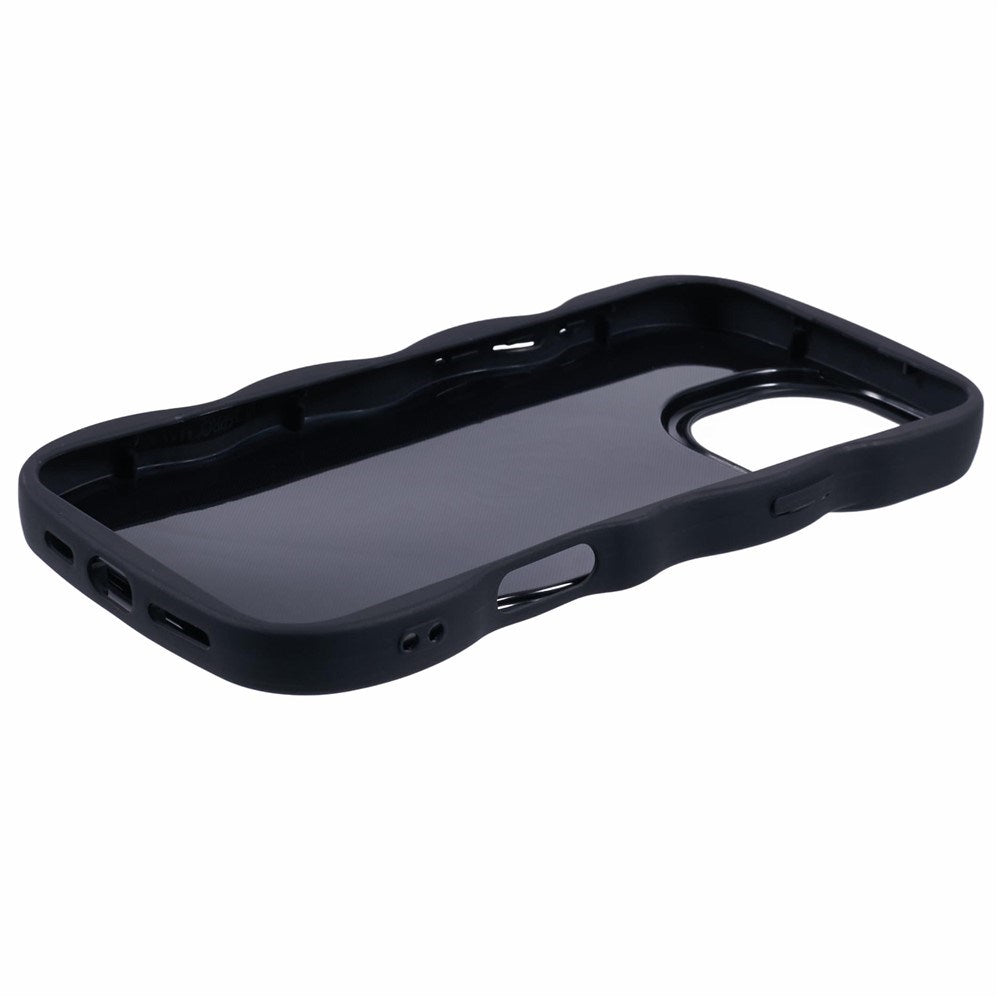 iPhone 16 Pro EIDERWOOD Flexible Plastic Wavy Case - Black