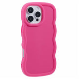 iPhone 16 Pro EIDERWOOD Flexible Plastic Wavy Case - Pink