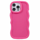 iPhone 16 Pro EIDERWOOD Flexible Plastic Wavy Case - Pink