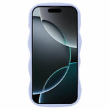 iPhone 16 Pro EIDERWOOD Flexible Plastic Wavy Case - Purple