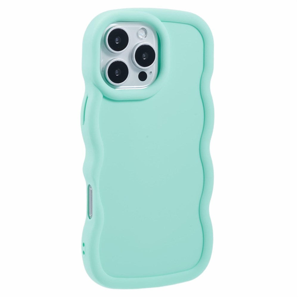 iPhone 16 Pro EIDERWOOD Flexible Plastic Wavy Case - Blue