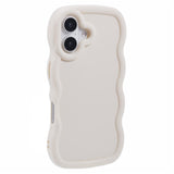 iPhone 16 EIDERWOOD Flexible Plastic Wavy Case - White