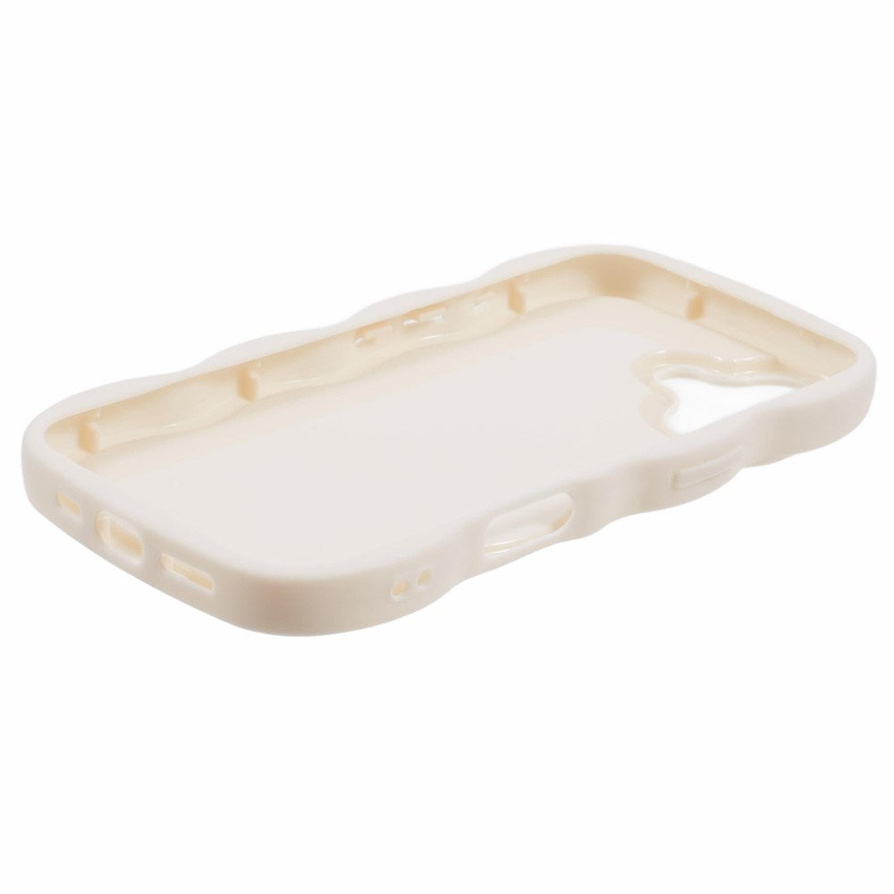 iPhone 16 EIDERWOOD Flexible Plastic Wavy Case - White