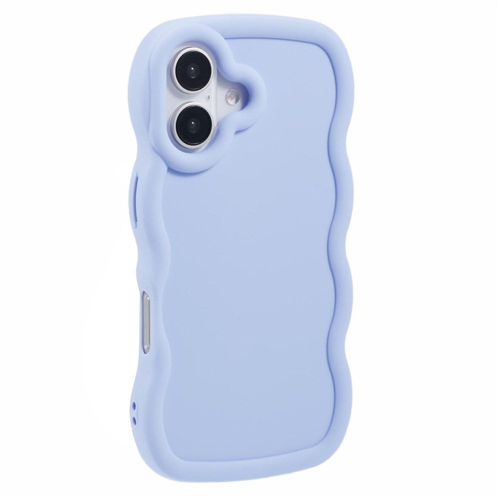 iPhone 16 EIDERWOOD Flexible Plastic Wavy Case - Purple