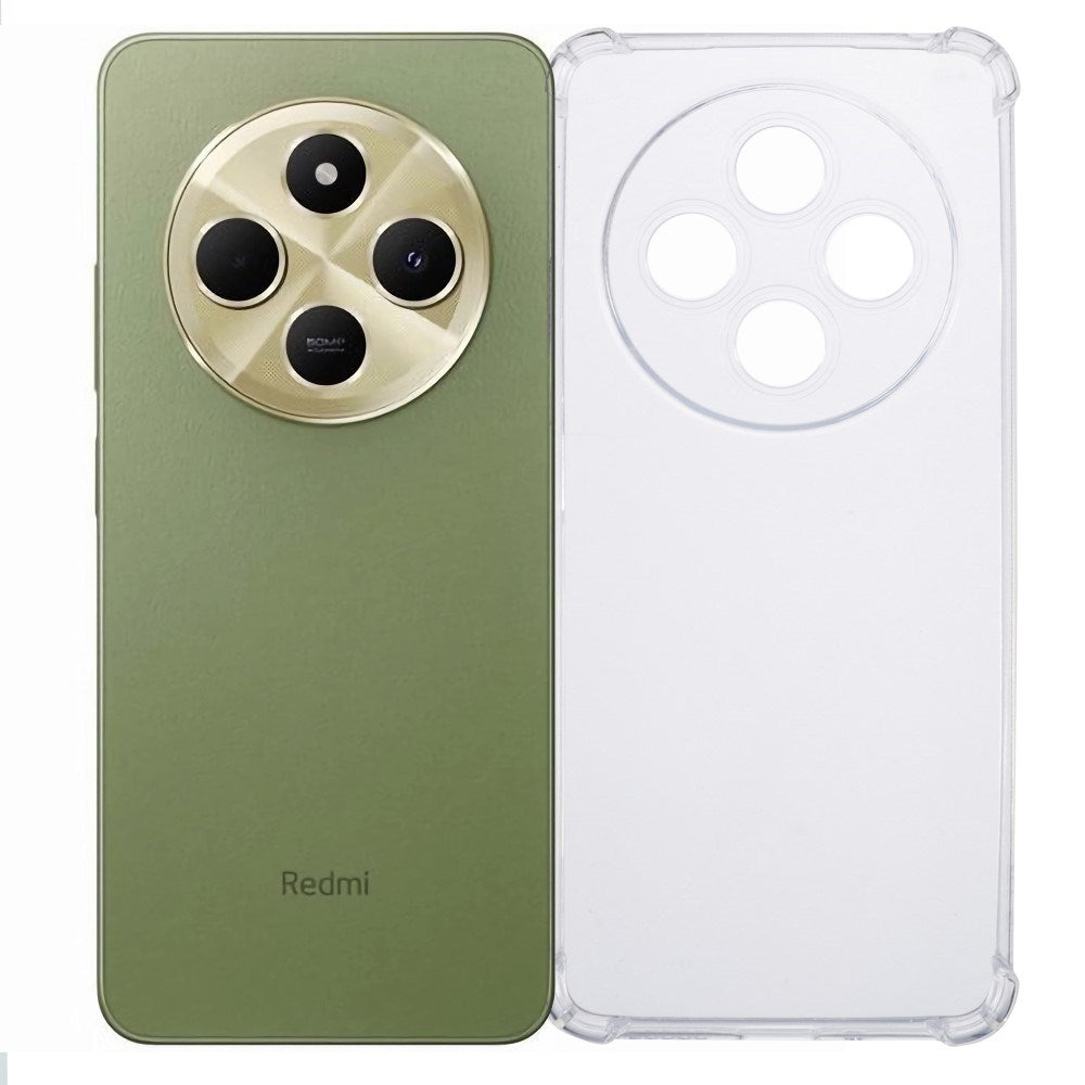 EIDERWOOD Xiaomi Redmi 14C / Poco C75 Plastic Case with Shock Absorbing Corners - Transparent