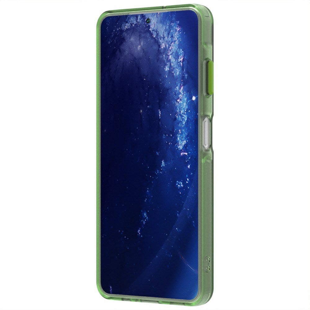 EIDERWOOD Samsung Galaxy A06 Hybrid Plastic Case - MagSafe Compatible - Transparent / Green