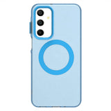 EIDERWOOD Samsung Galaxy A16 (4G/5G) Hybrid Plastic Case - MagSafe Compatible - Transparent / Blue