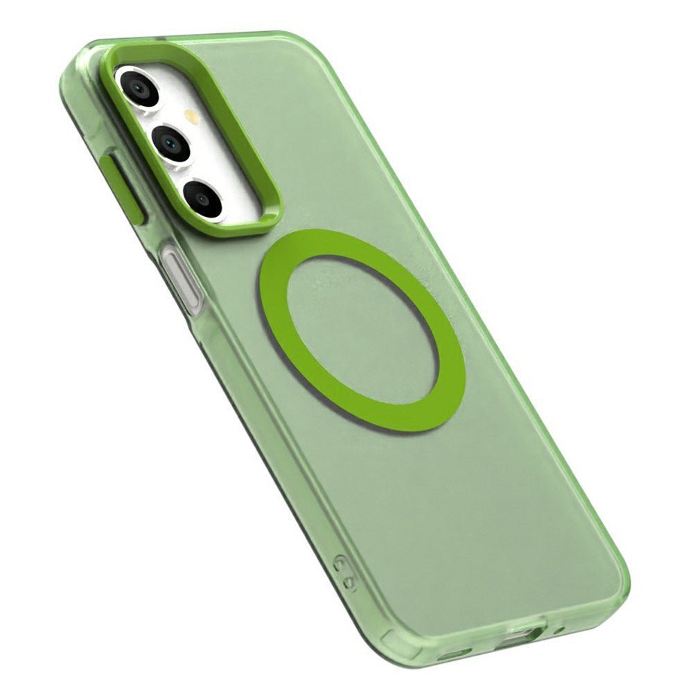 EIDERWOOD Samsung Galaxy A16 (4G/5G) Hybrid Plastic Case - MagSafe Compatible - Transparent / Green